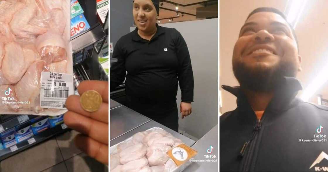 A Cape Town man bought 24 pieces of Woolworths chicken for 8 cents A Cape Town man bought 24 pieces of Woolworths chicken for 8 cents