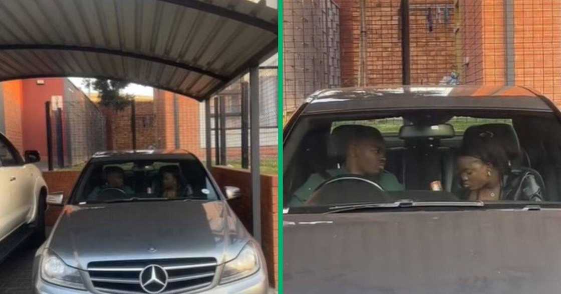 TikTok videos shows Limpopo couple in Mercedes Benz TikTok videos shows Limpopo couple in Mercedes Benz