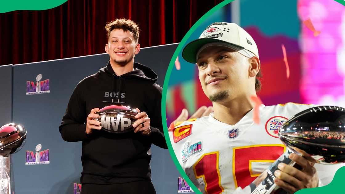 Patrick Mahomes in Las Vegas, and Glendale, Arizona