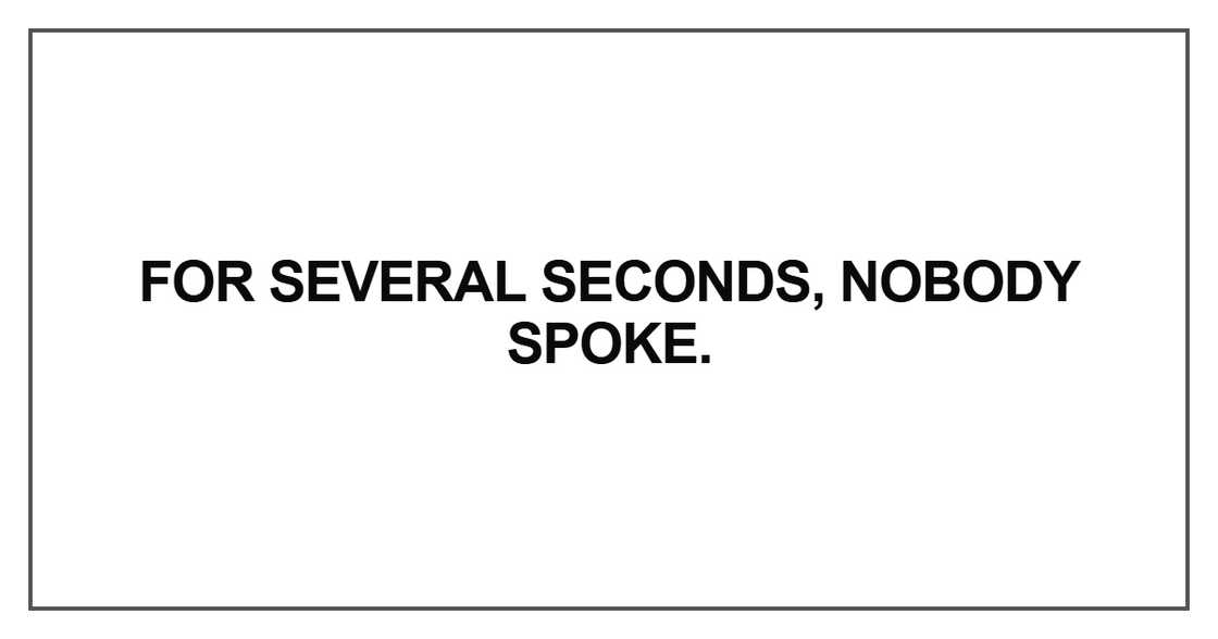 For several seconds