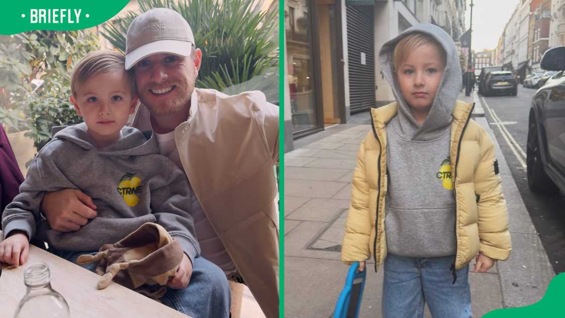 Tommy Mallet and his son, Brody Tommy Mallet and his son, Brody