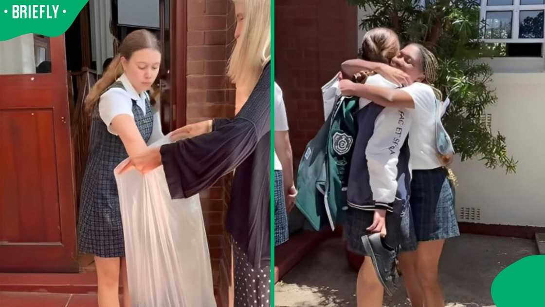 Learners donated their shoes. Learners donated their shoes.