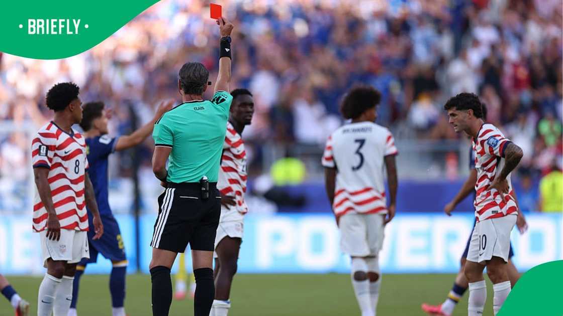 Falorin Balogun red card suspended Falorin Balogun red card suspended