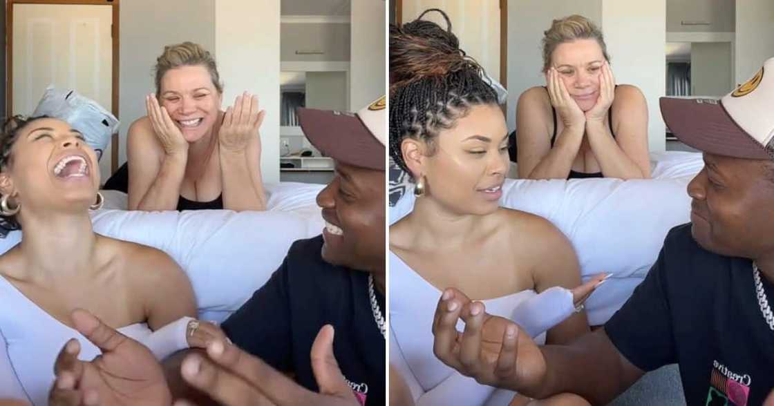 South African man shares cute video with his US bae. South African man shares cute video with his US bae.