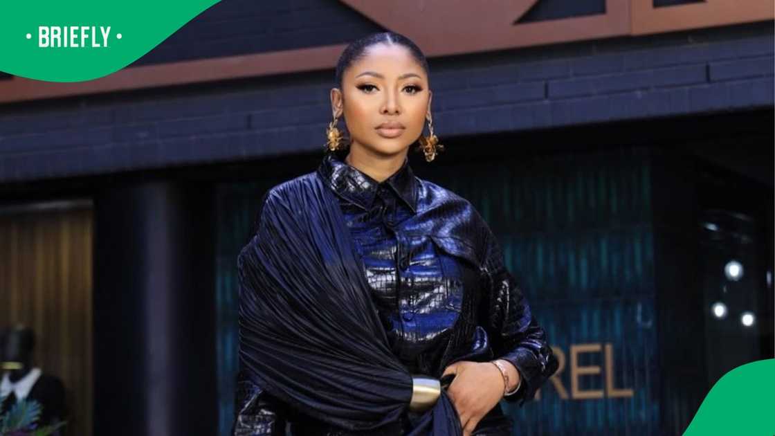 Enhle Mbali reacts as killers of pregnant cop get life sentences