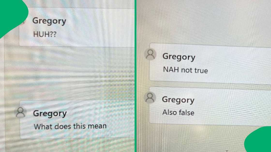 A student's supervisor left comical comments on her research paper. A student's supervisor left comical comments on her research paper.