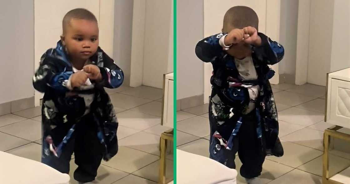TikTok video shows baby's Zulu traditional dance TikTok video shows baby's Zulu traditional dance