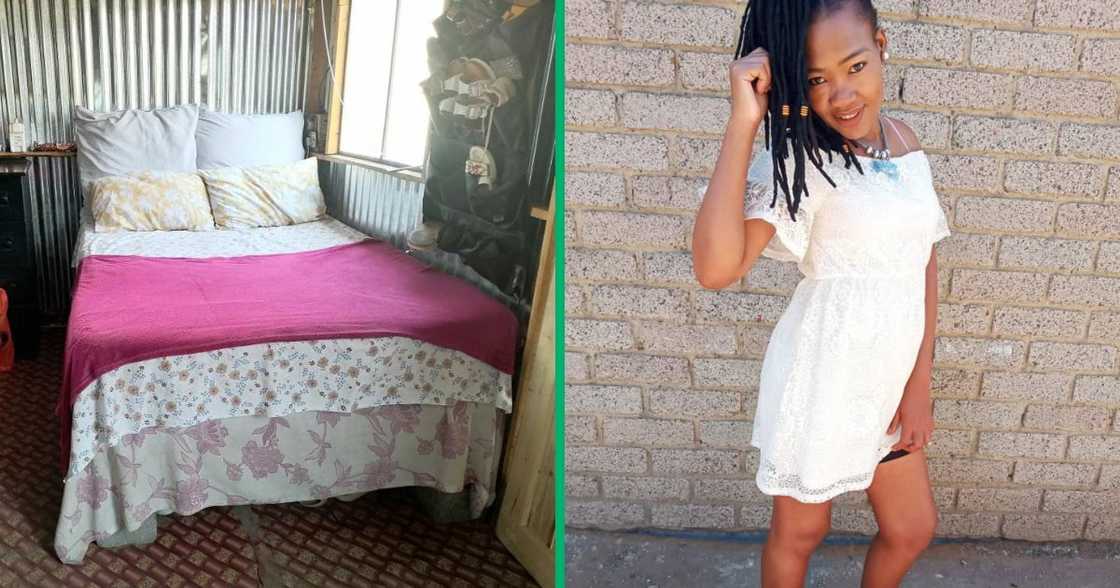 The lovely Mzansi lady shares images of her shack online and wowed many people The lovely Mzansi lady shares images of her shack online and wowed many people