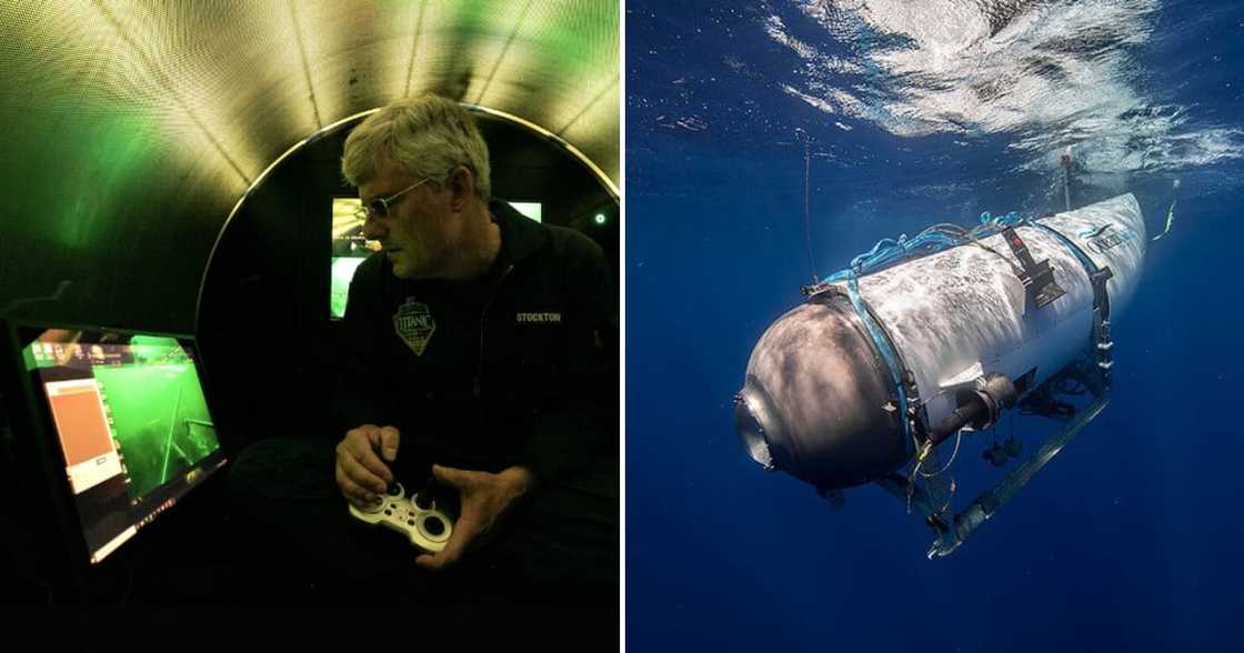 Titan implosion victim Stockton Rush demonstrates how vessel is piloted under water