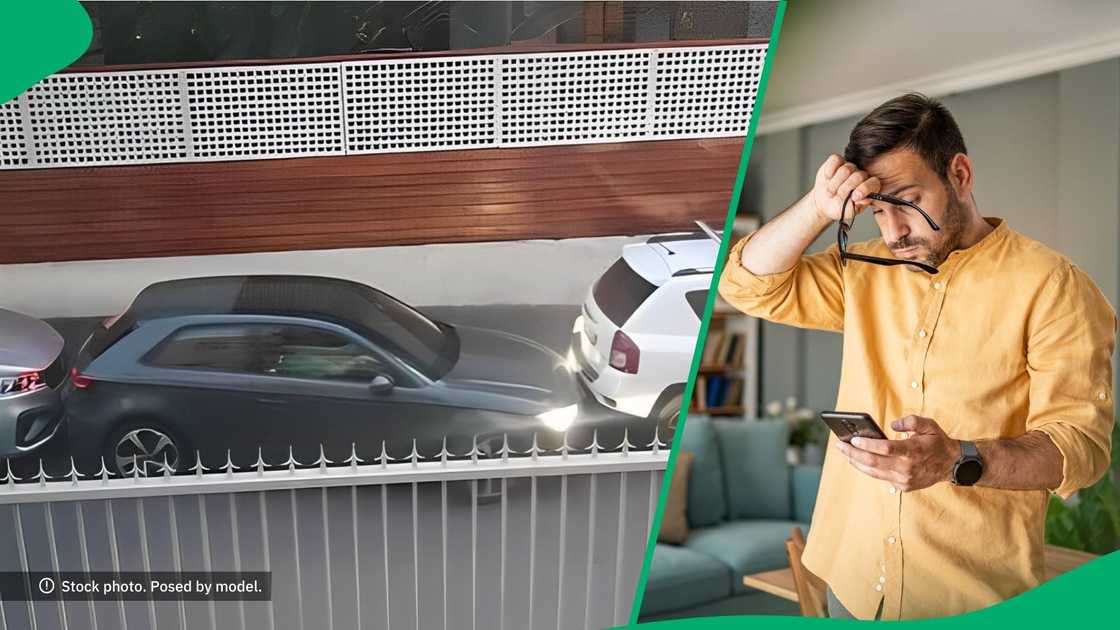 A man showed how a Cape Town motorist parallel parked his car, which stunned online users. A man showed how a Cape Town motorist parallel parked his car, which stunned online users.