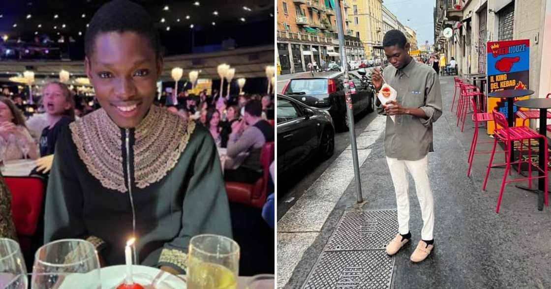 Denetric Malope, Milan, fashion Denetric Malope, Milan, fashion