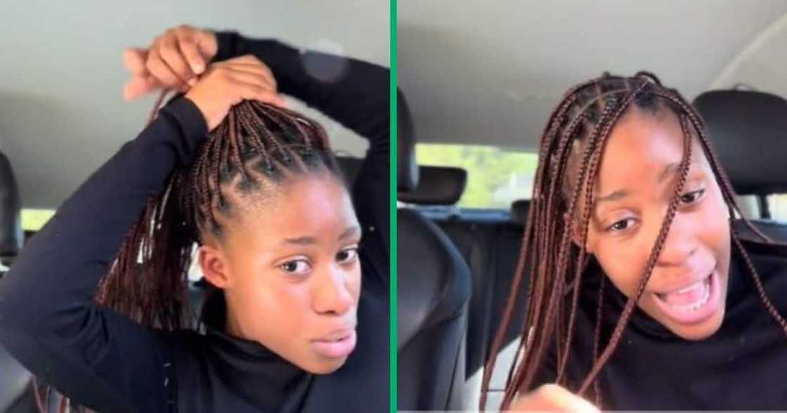 TikTok video shows woman crying over bad braids