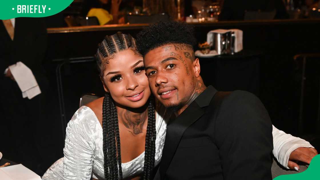 Chrisean Rock and Blueface at The Beverly Hilton Chrisean Rock and Blueface at The Beverly Hilton