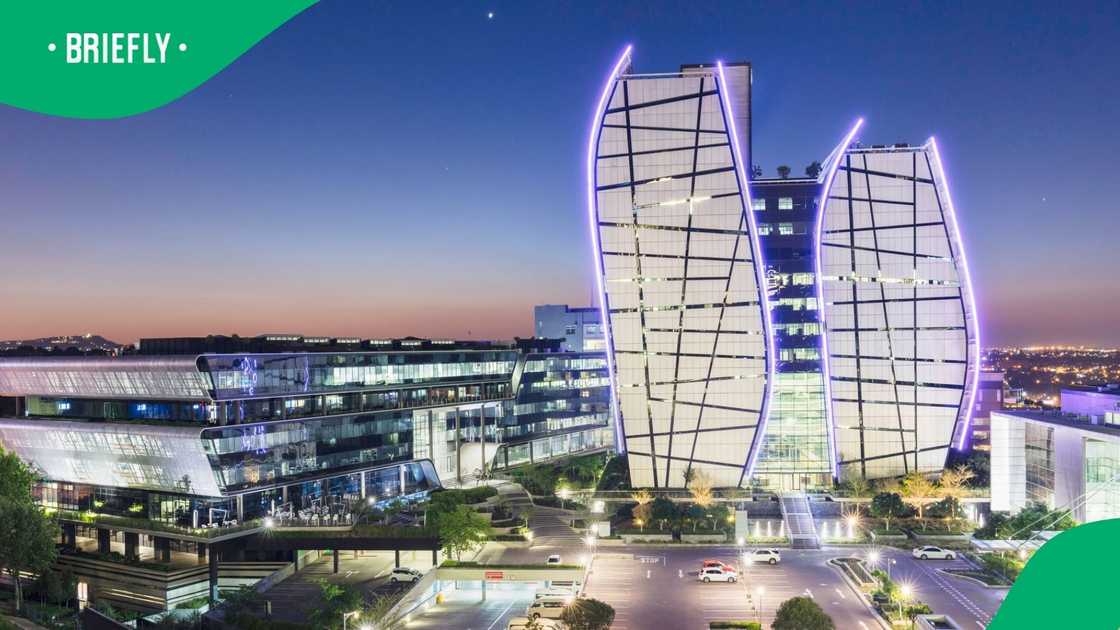 Mzansi was wowed by Sandton's glow up