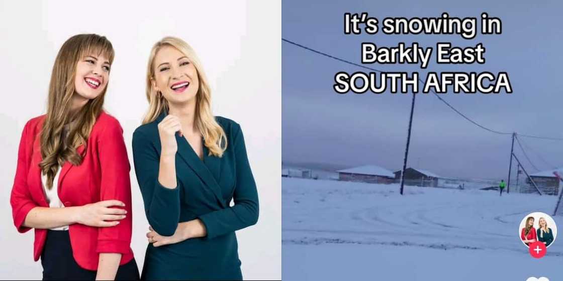 Snow fell in Barkly East in the Eastern Cape, surprising netizens Snow fell in Barkly East in the Eastern Cape, surprising netizens