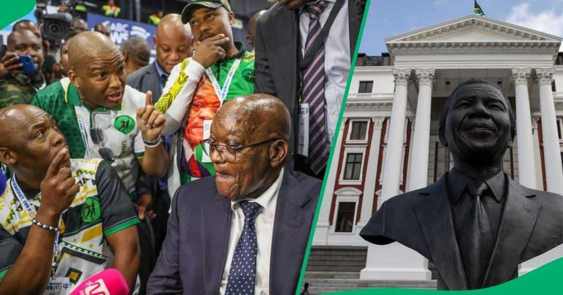 South Africans slammed Jacob Zuma and the MK Party for threatening to halt Parliament South Africans slammed Jacob Zuma and the MK Party for threatening to halt Parliament