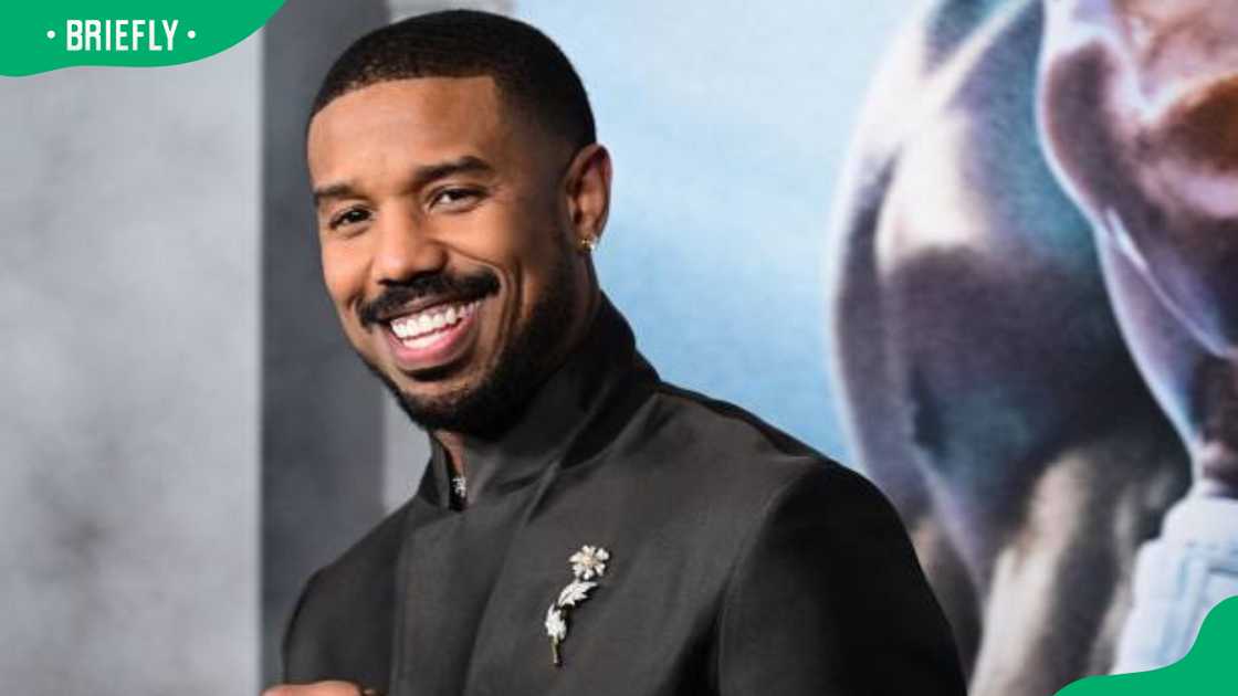 US actor-director-producer Michael B. Jordan during the premiere of Creed III US actor-director-producer Michael B. Jordan during the premiere of Creed III