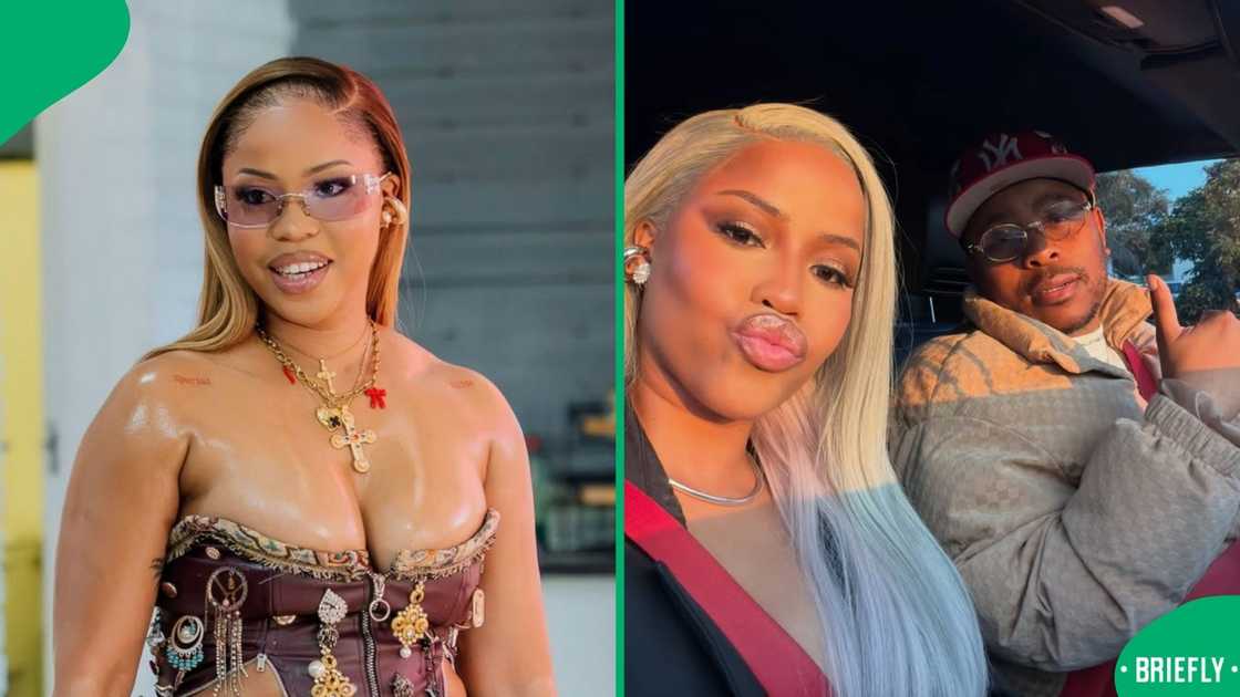 Anele Zondo posted a Victoria's Secret-inspired photoshoot