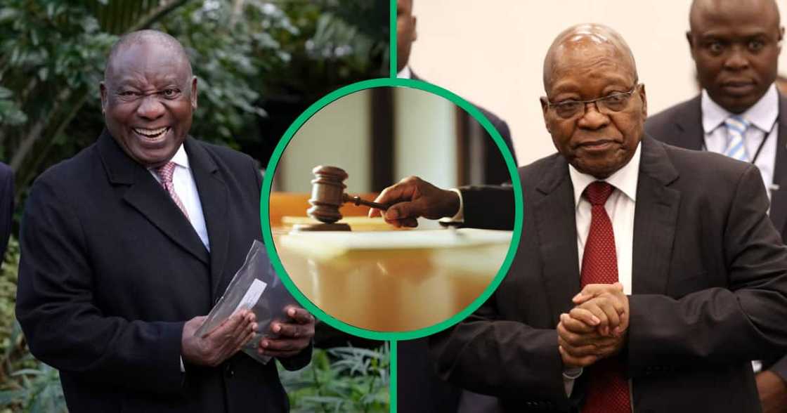 Former President Jacob Zuma's private prosecution of President Cyril Ramaphosa has been declared unlawful Former President Jacob Zuma's private prosecution of President Cyril Ramaphosa has been declared unlawful