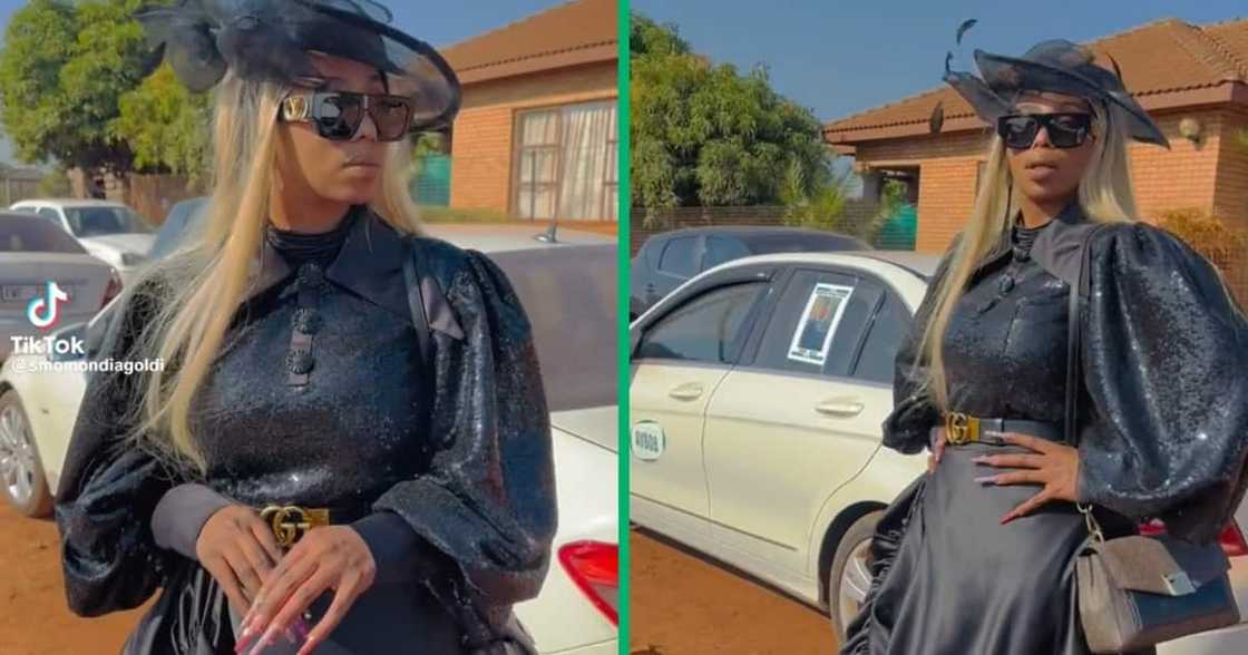 A widow struck suspicious poses A widow struck suspicious poses