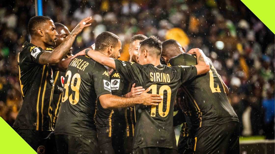 Kaizer Chiefs celebrate one of their goals against Marumo Gallants in the Premier Soccer League on Saturday, September 14, 2024. Photo: @KaizerChiefs.