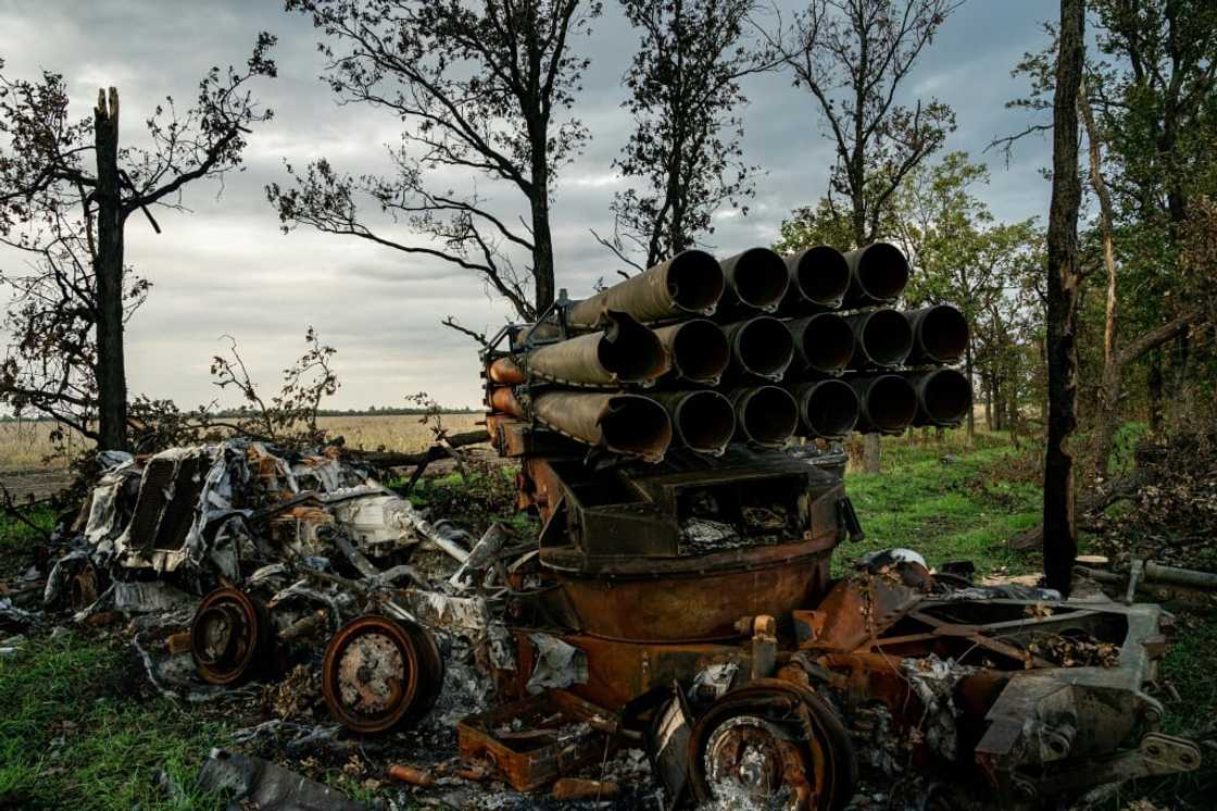 The Ukrainian army claimed swathes of territory in a counter-offensive The Ukrainian army claimed swathes of territory in a counter-offensive