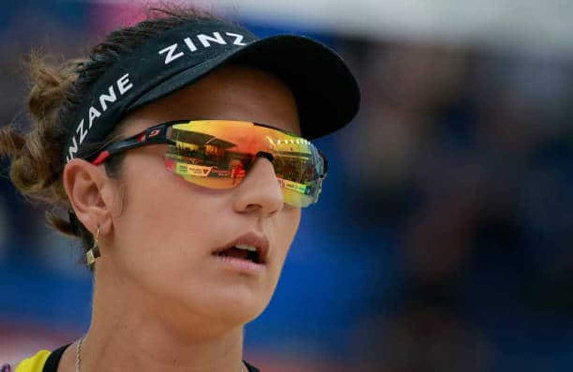 Barbara Seixas de Freitas of Brazil during a match against team USA Barbara Seixas de Freitas of Brazil during a match against team USA