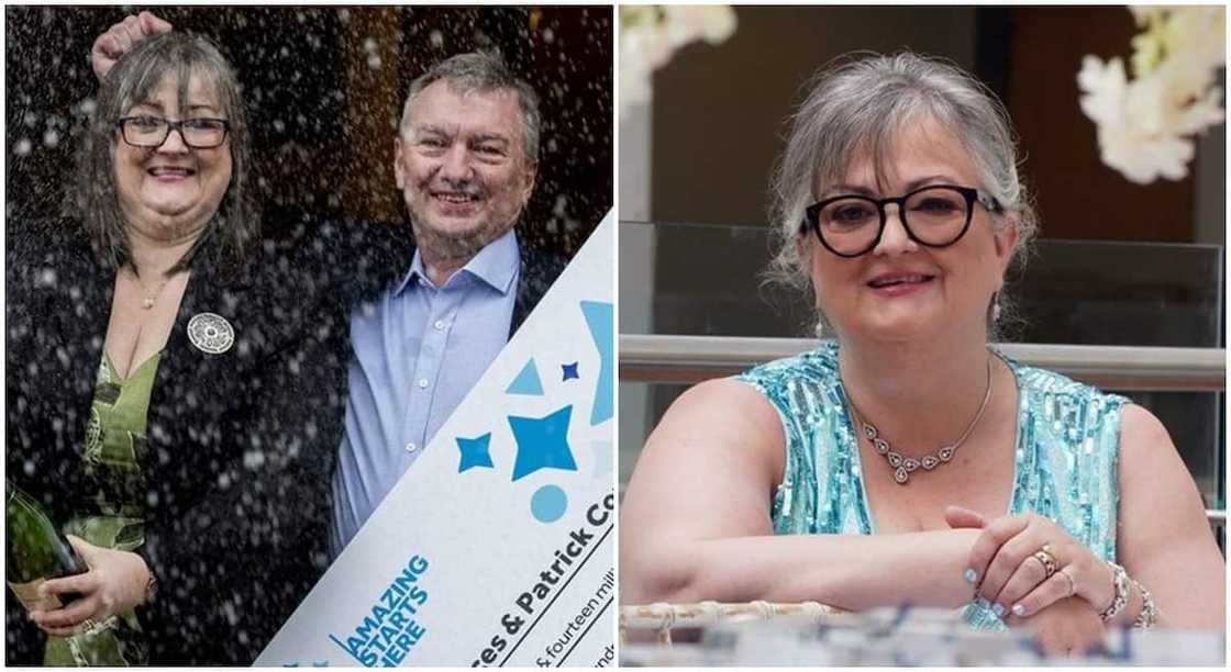 Frances Connolly, 55, and her husband Patrick from Hartlepool, England noted for giving a lot to charity. Frances Connolly, 55, and her husband Patrick from Hartlepool, England noted for giving a lot to charity.