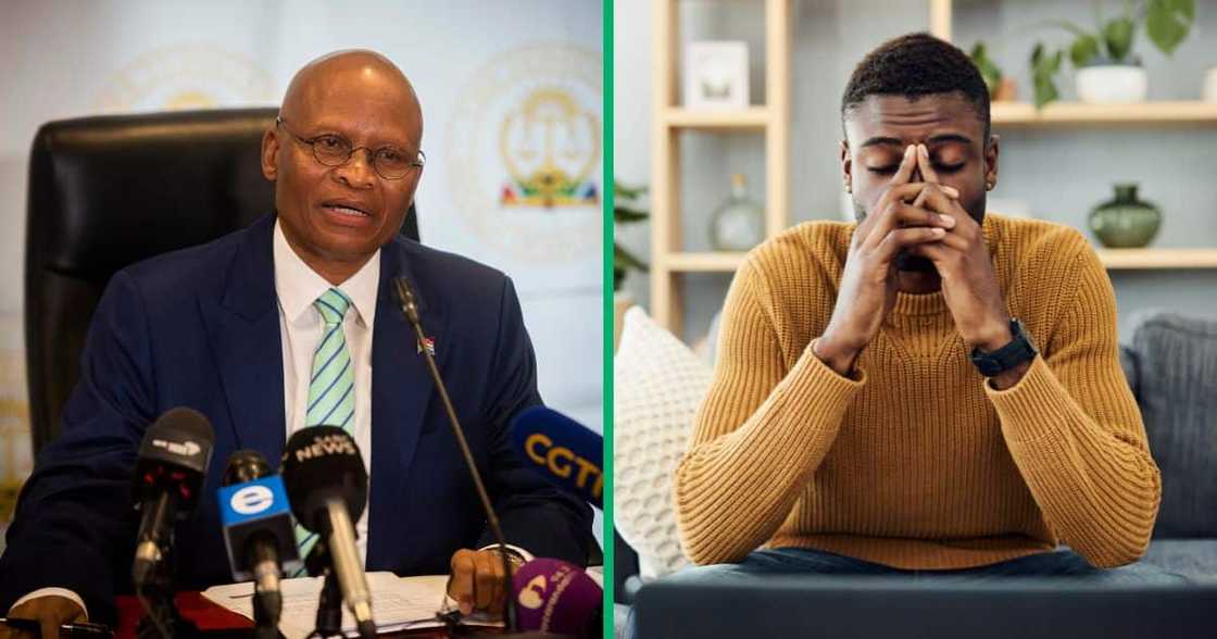 Chief Justice Mogoeng Mogoeng briefs the media on the measures being taken by the judiciary in dealing with the coronavirus Chief Justice Mogoeng Mogoeng briefs the media on the measures being taken by the judiciary in dealing with the coronavirus