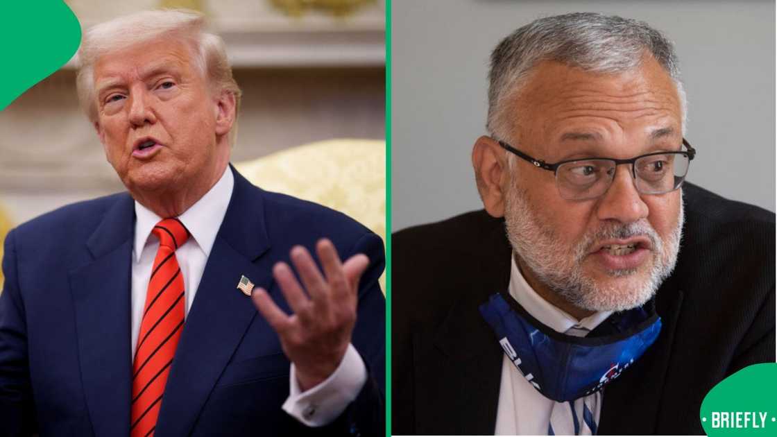 The Economic Freedom Fighters slammed Donald Trump after Ebrahim Rasool was expelled as the ambassador