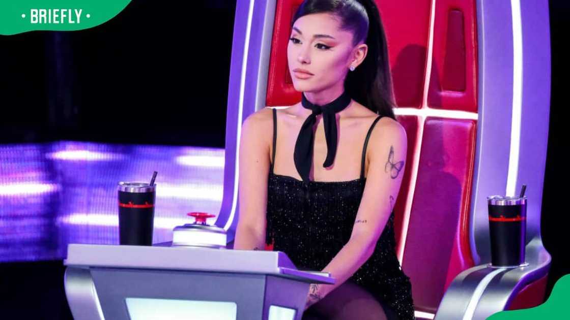 Ariana Grande attending blind auditions. Photo: Trae Patton Ariana Grande attending blind auditions. Photo: Trae Patton