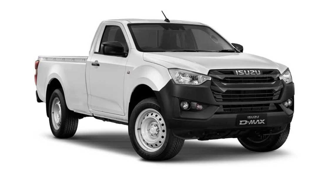 A white Isuzu D-Max A white Isuzu D-Max