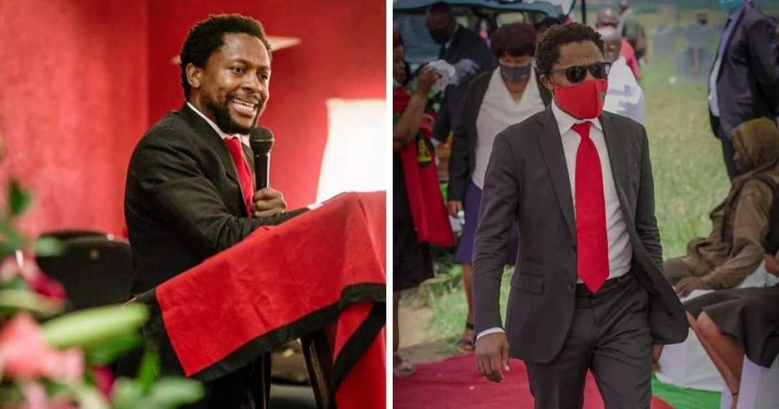 EFF's Mbuyiseni Ndlozi has caused another stir on Twitter. Image: @Mbuyiseni Ndlozi/Twitter EFF's Mbuyiseni Ndlozi has caused another stir on Twitter. Image: @Mbuyiseni Ndlozi/Twitter