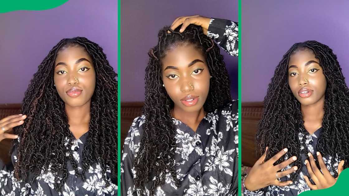 Wavy butterfly locs Wavy butterfly locs
