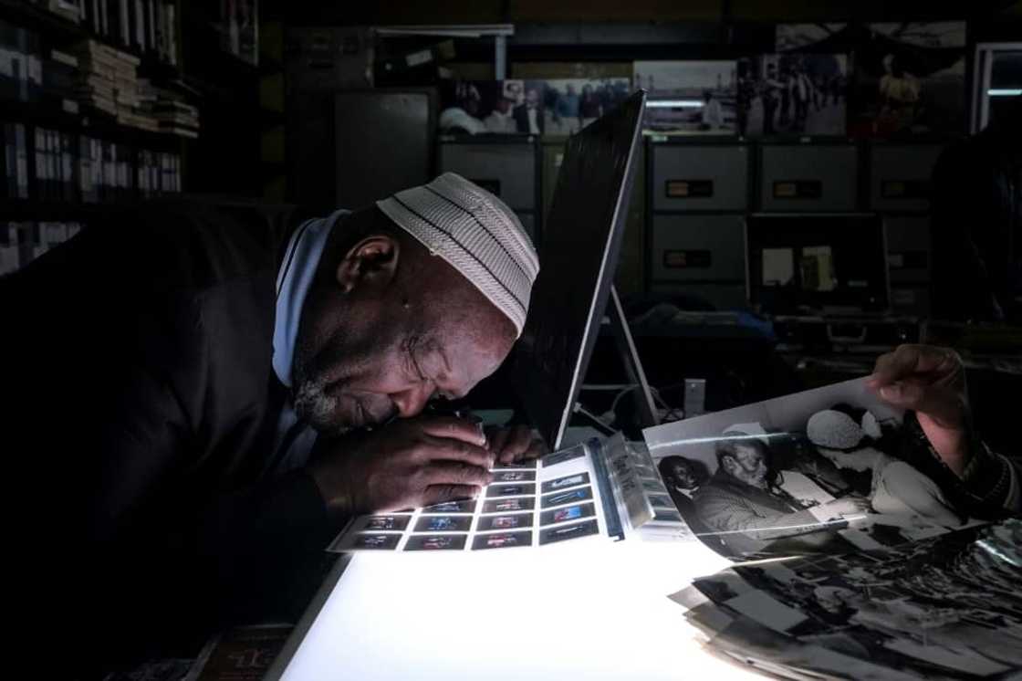 Saidi Suleiman Salim is head archivist of Amin's private collection Saidi Suleiman Salim is head archivist of Amin's private collection