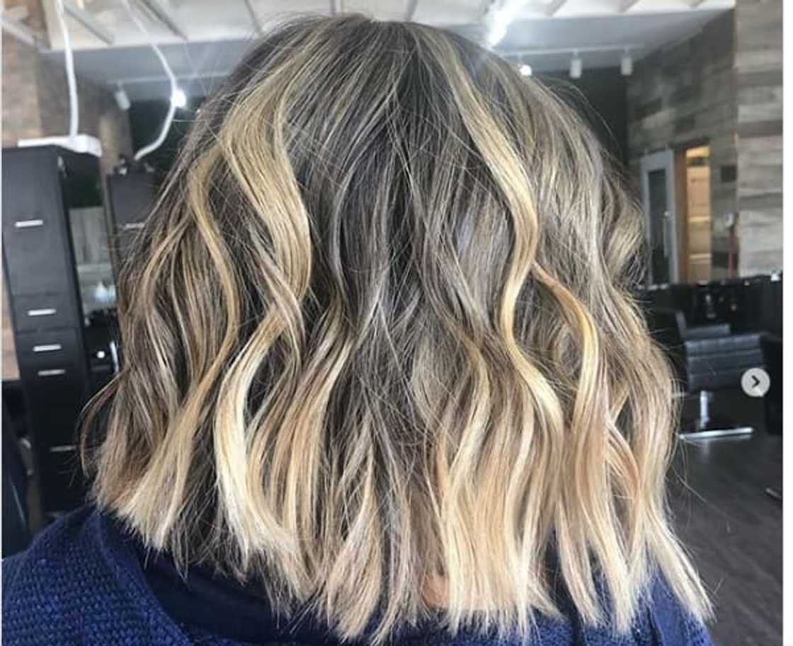 Pretty blonde balayage bob Pretty blonde balayage bob