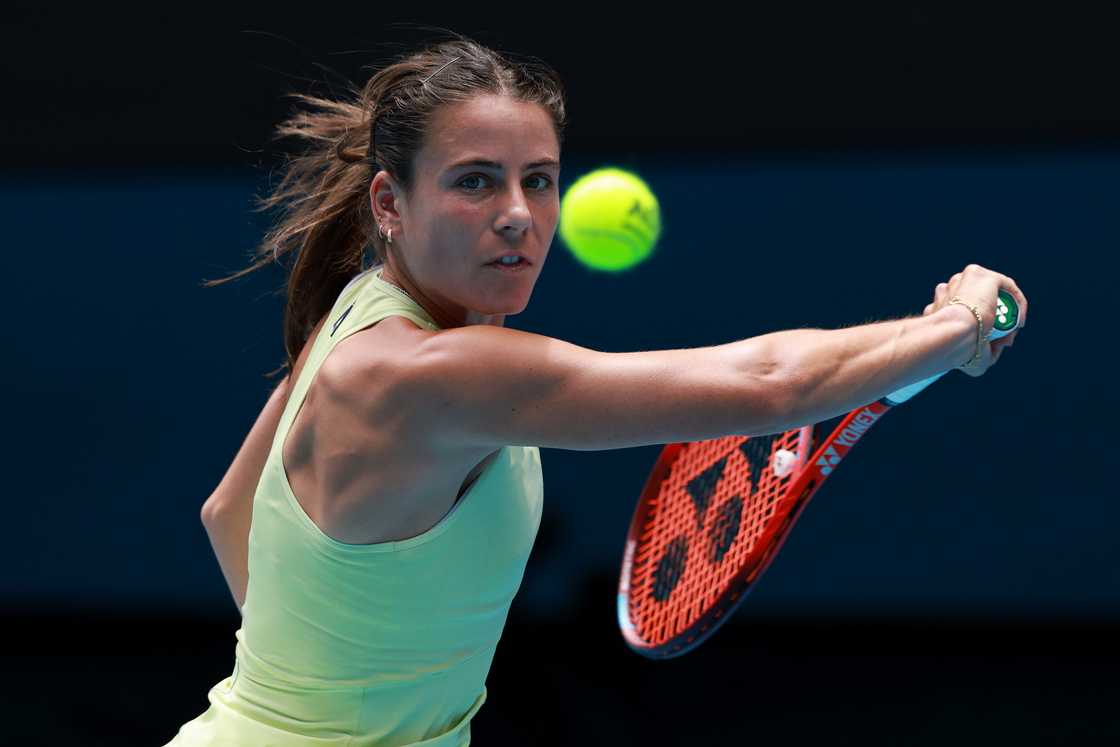 Emma Navarro during the 2025 Australian Open