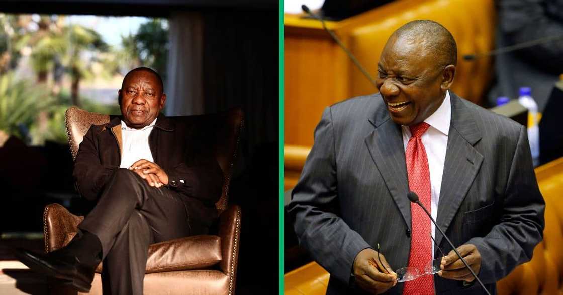 Collage image of President Cyril Ramaphosa