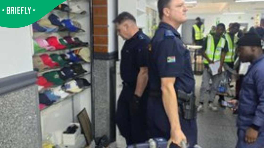SAPS raid