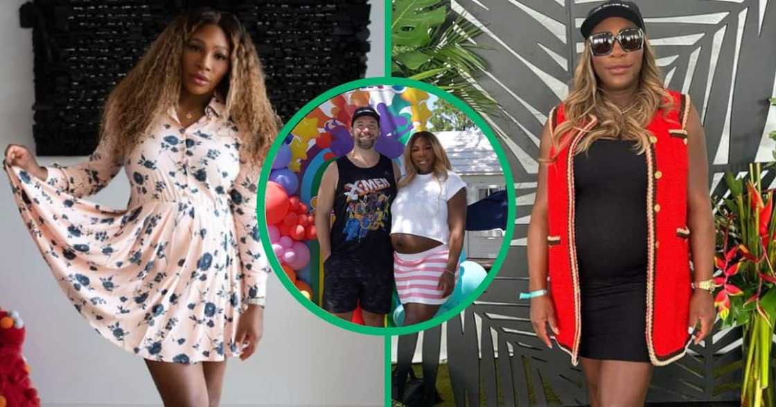 Serena Williams and her husband Alexis made a gender reveal. Serena Williams and her husband Alexis made a gender reveal.