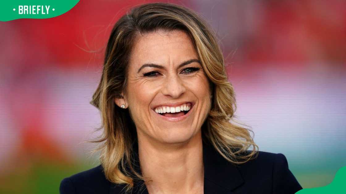 Karen Carney during the 2023 FIFA Women's World Cup at the Stoke City Stadium Karen Carney during the 2023 FIFA Women's World Cup at the Stoke City Stadium