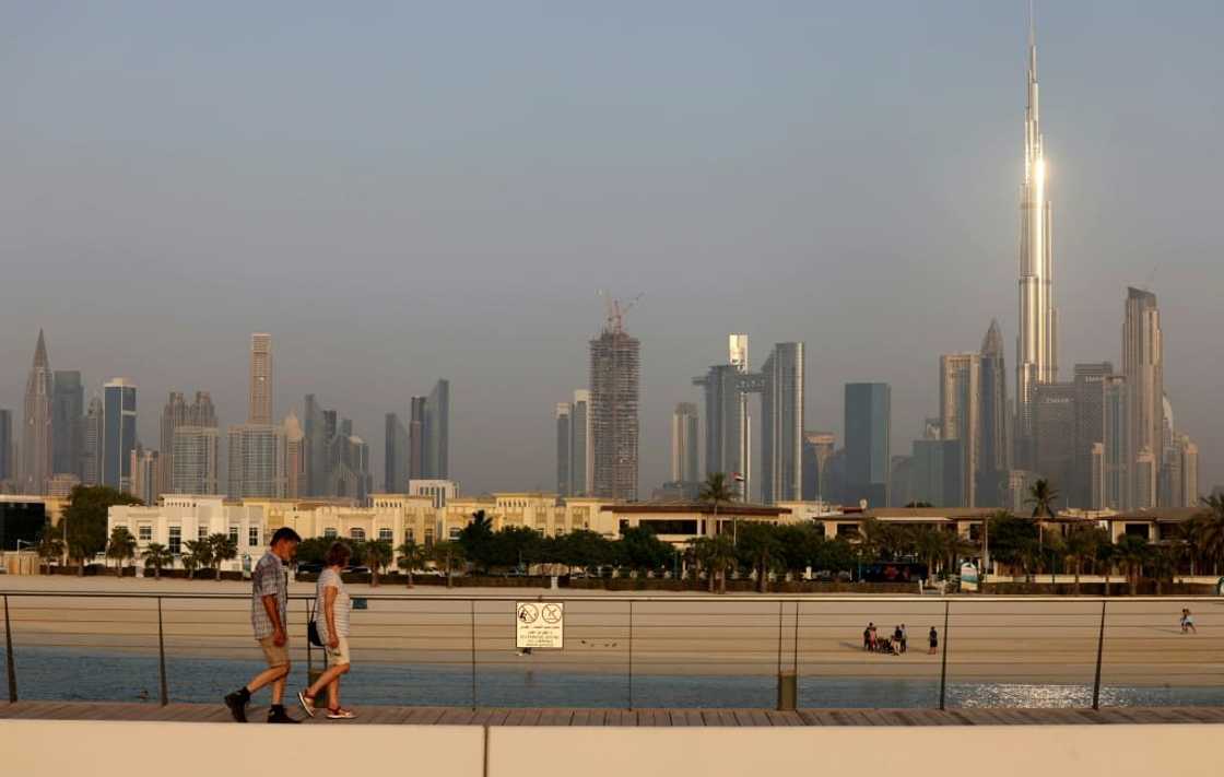 The iconic skyline of Dubai, a city which is perfectly poised to exploit the overspill of fans from tiny Qatar during football's first Winter World Cup The iconic skyline of Dubai, a city which is perfectly poised to exploit the overspill of fans from tiny Qatar during football's first Winter World Cup