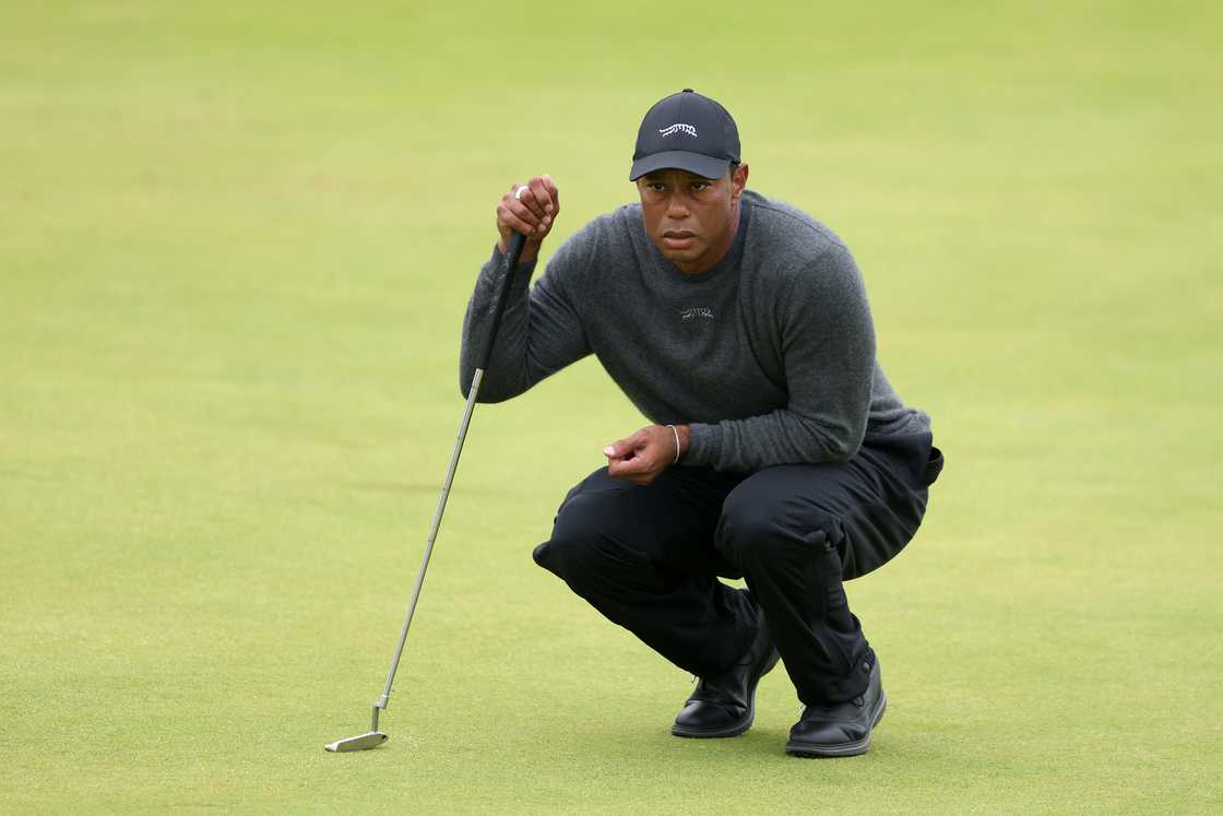 Tiger Woods in Troon, Scotland