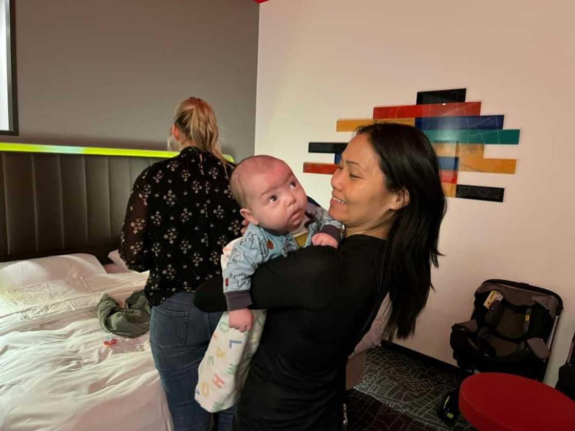 The mission to get the children home took about a week to set up and was completed in one day, organizers said The mission to get the children home took about a week to set up and was completed in one day, organizers said