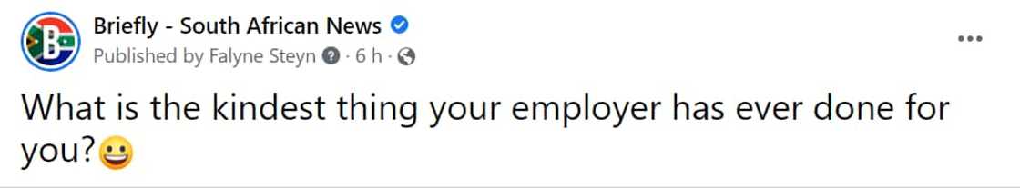 A question that Mzansi peeps were asked garnered many answers A question that Mzansi peeps were asked garnered many answers