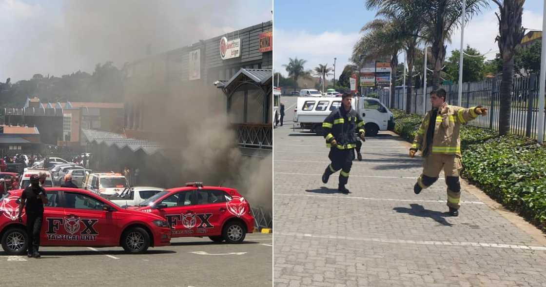 Johannesburg, Gun shop, fire, explosion, four people killed, gunshots, live ammunition, Glenda Shopping centre