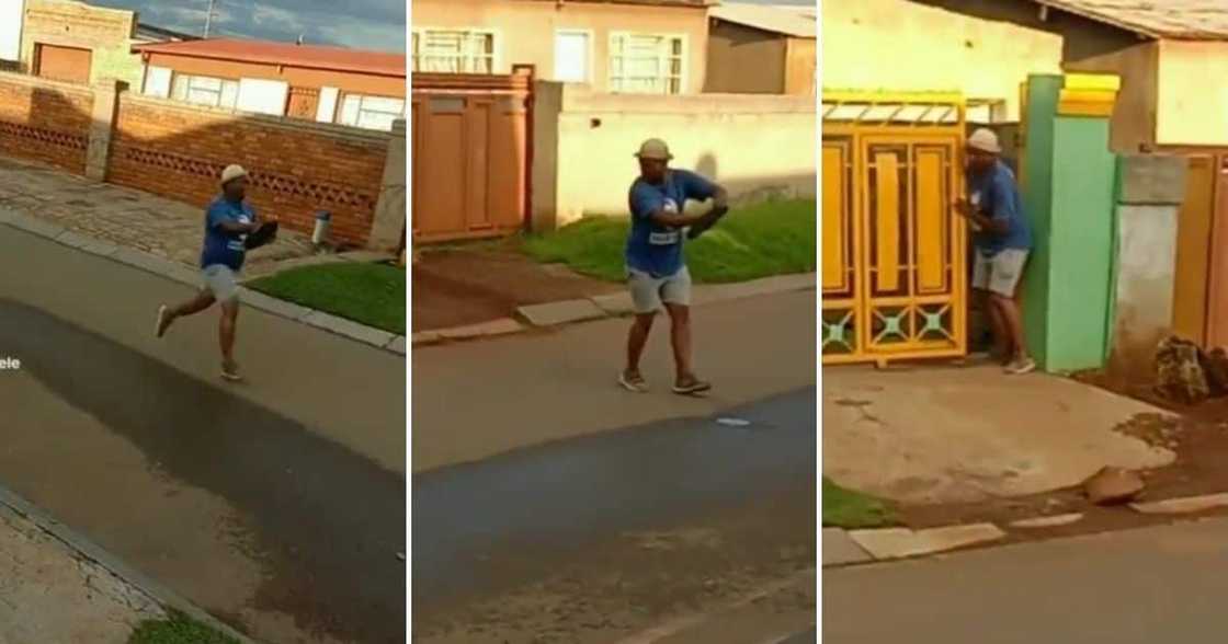 Video, Man, Drive, Plastic Bucket Lid, Mzansi