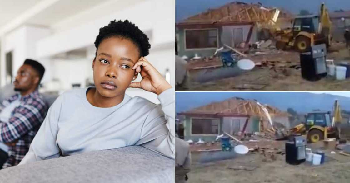 Video: Angry Wife Allegedly Demolishes House After Failed Marriage, Mzansi Reacts Video: Angry Wife Allegedly Demolishes House After Failed Marriage, Mzansi Reacts