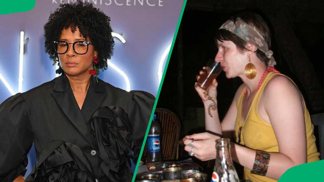 Golda attending an event and Shireen is at a restaurant Golda attending an event and Shireen is at a restaurant