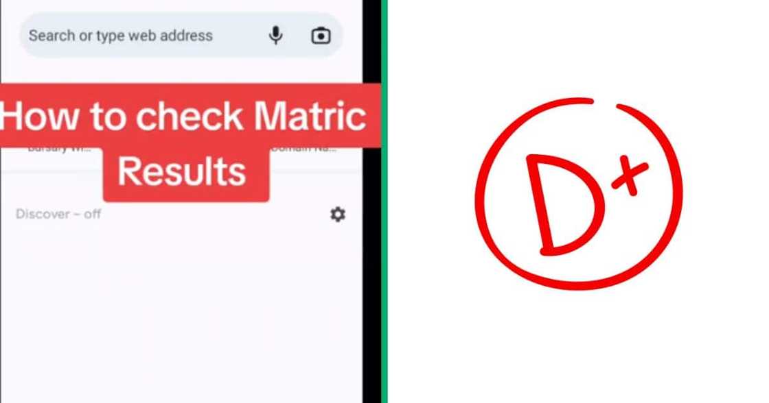 A woman shared a TikTok video on how to check for 2023 matric results. A woman shared a TikTok video on how to check for 2023 matric results.